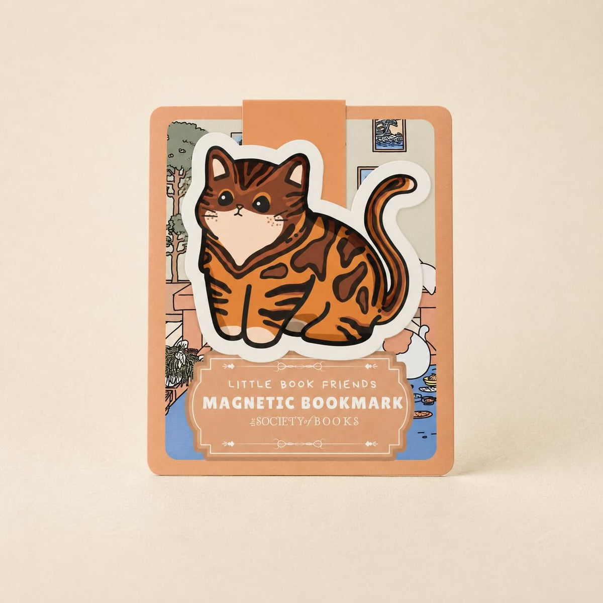 Bengal Cat — Little Book Friends Magnetic Bookmark