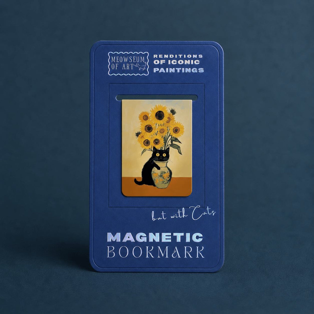 Van Gogh's Sunflowers — but with Cats