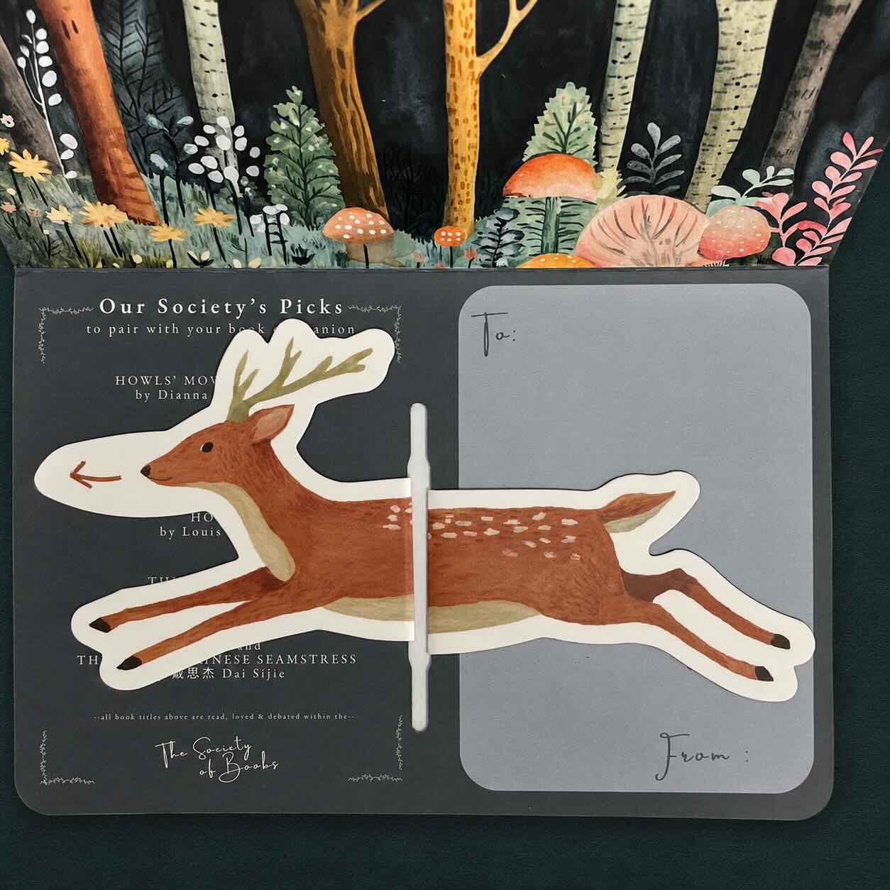 Deer — Forest Friends Magnetic Page Marker · 2 PCS
