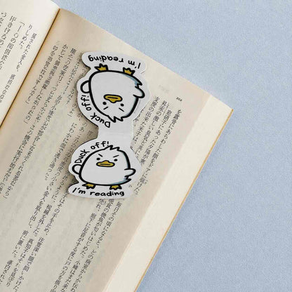 Duck off by Rude Duck — Little Book Friends Magnetic Bookmark