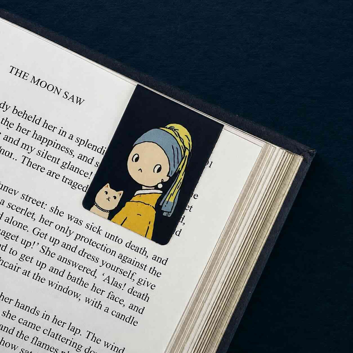 Girl with a Pearl Earring — but with Cats