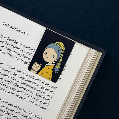 Girl with a Pearl Earring — but with Cats