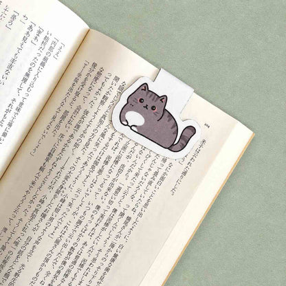 Gray Tabby Cat — Little Book Friends Magnetic Bookmark