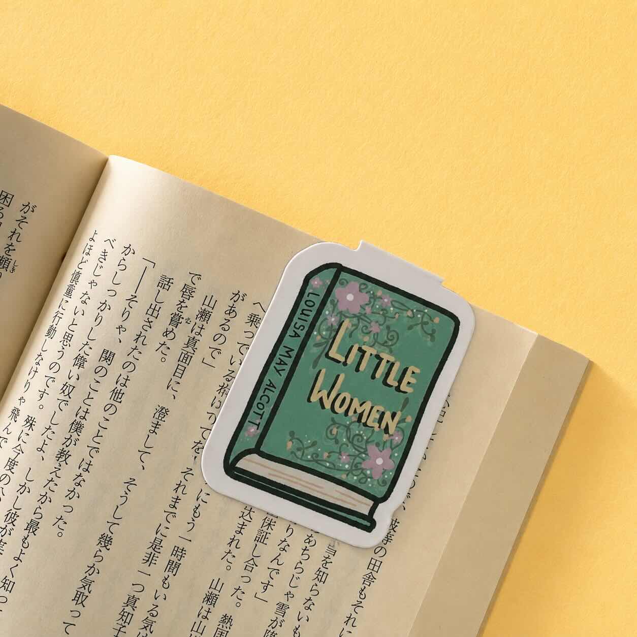 Little Women Book Cover — Readers' Club Exclusive ☆ Magnetic Bookmark