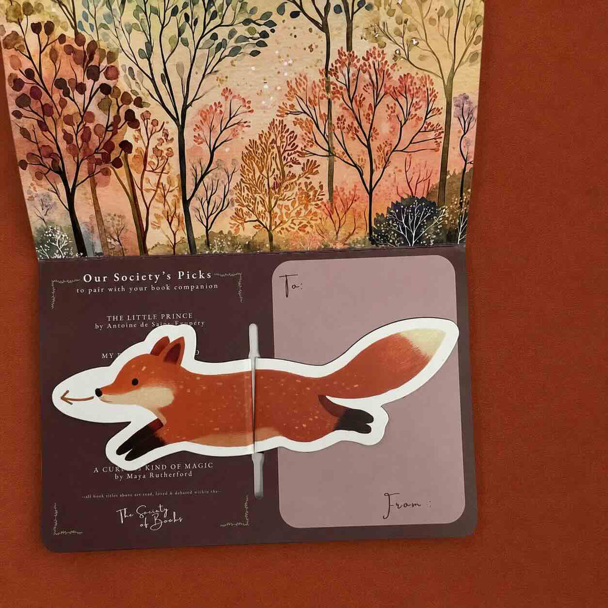 Fox — Forest Friends Magnetic Page Marker · 2 PCS