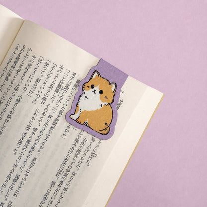 Orange Fluff Cat — Little Book Friends Magnetic Bookmark