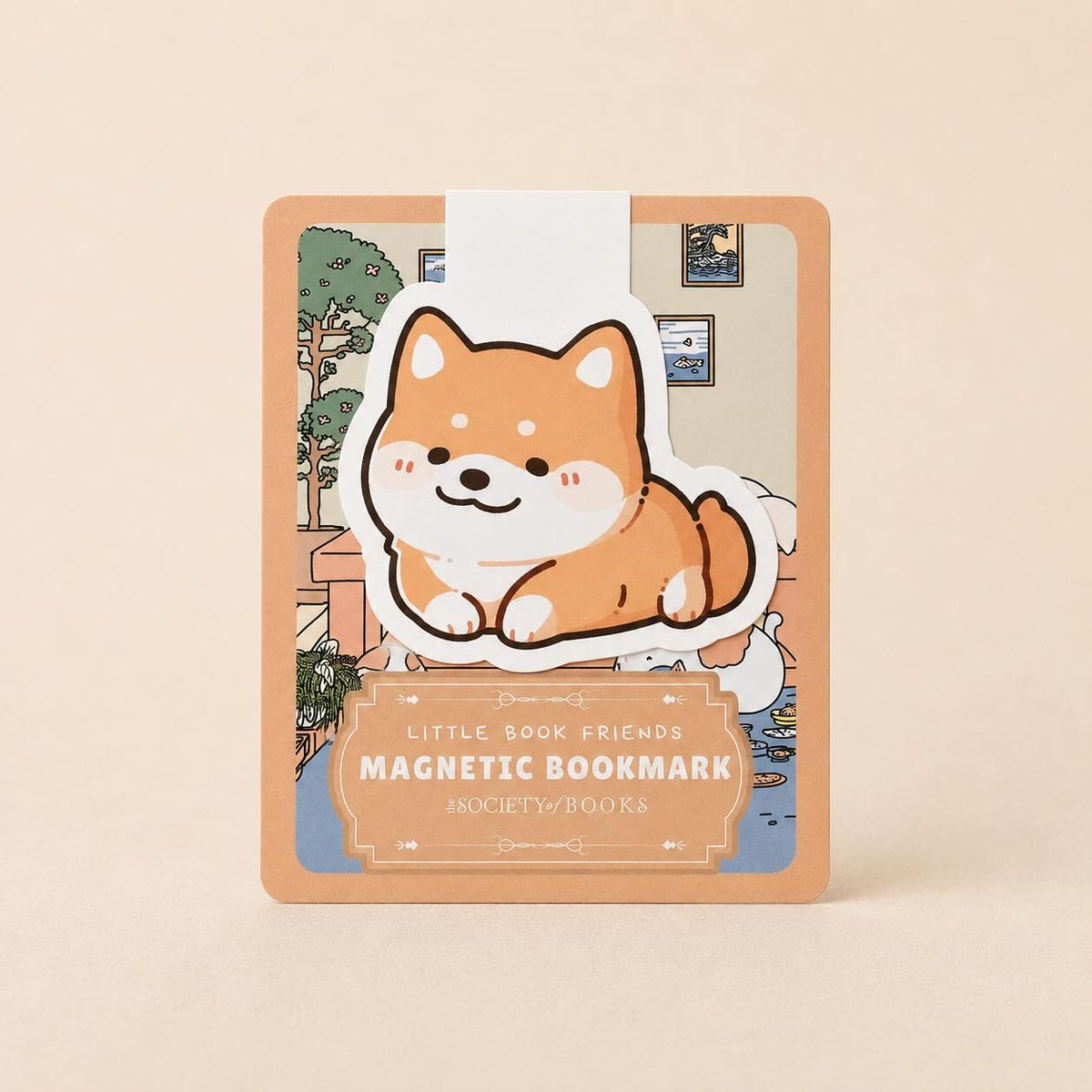 Shiba-inu — Little Book Friends Magnetic Bookmark