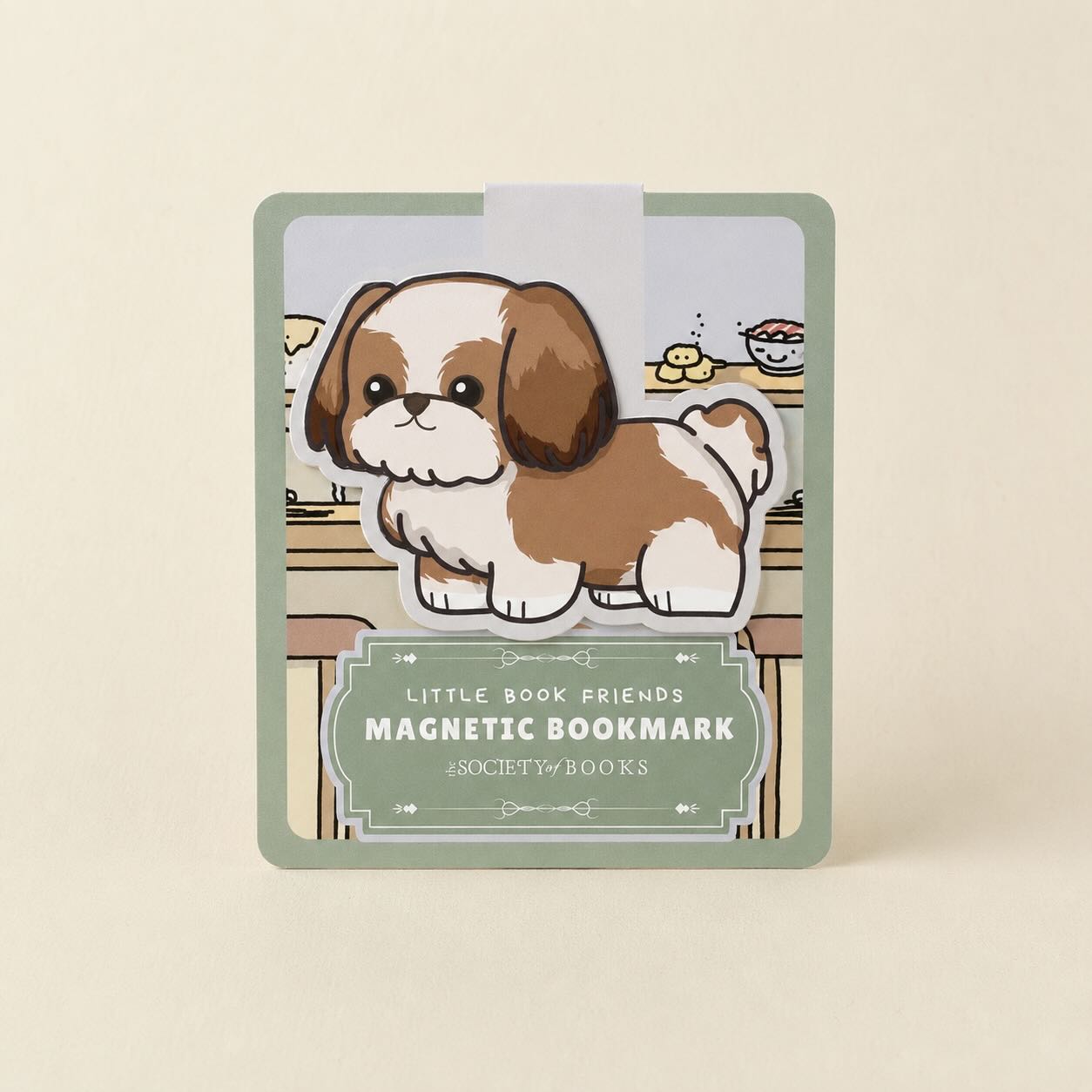 Shih-tzu — Little Book Friends Magnetic Bookmark